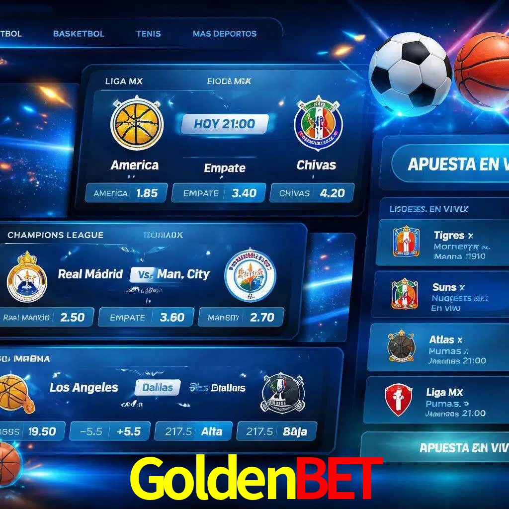 Mercados de apuestas deportivas GoldenBet para jugadores en México