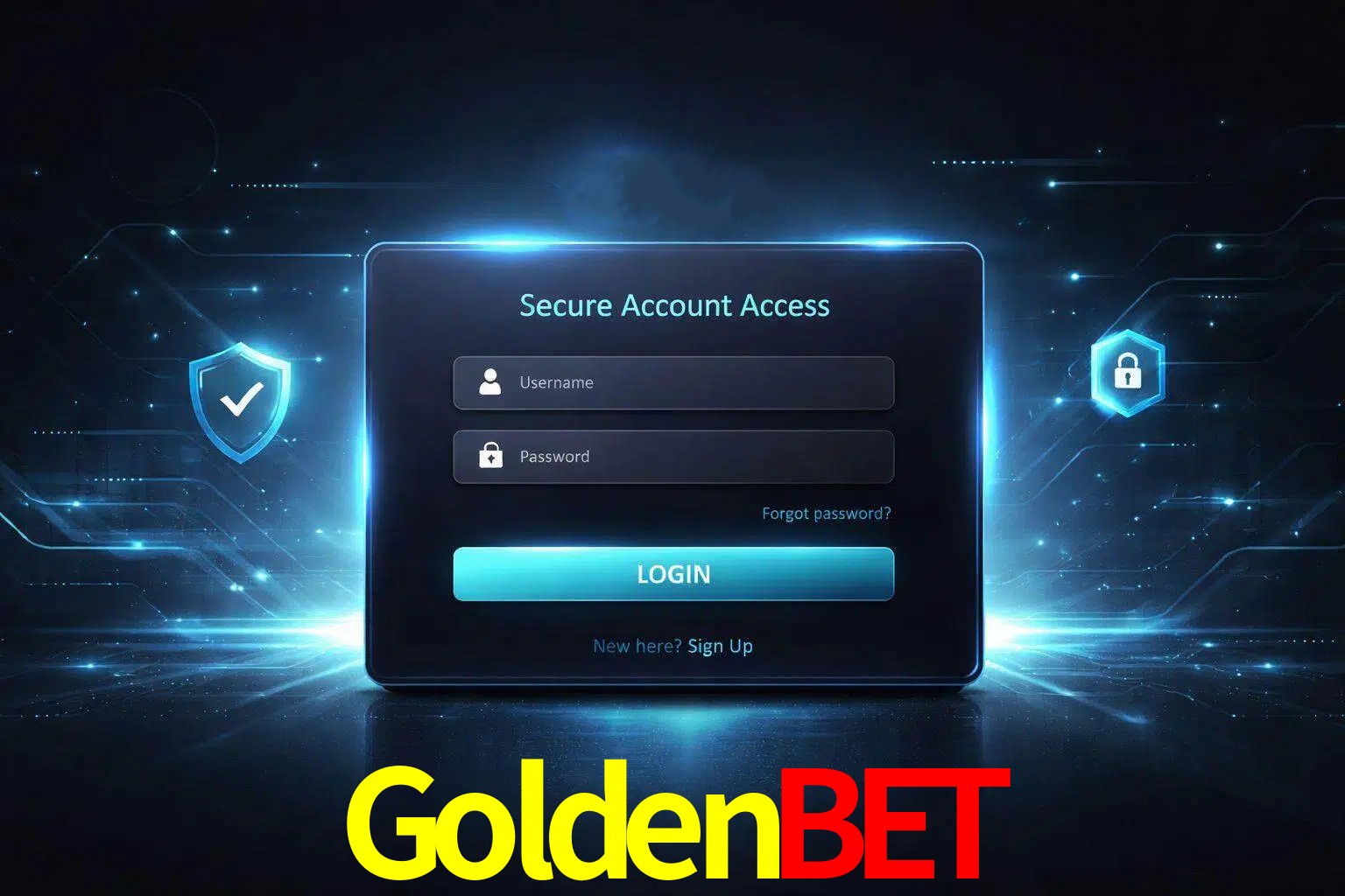 Pantalla de inicio de sesión de cuenta GoldenBet para usuarios en México