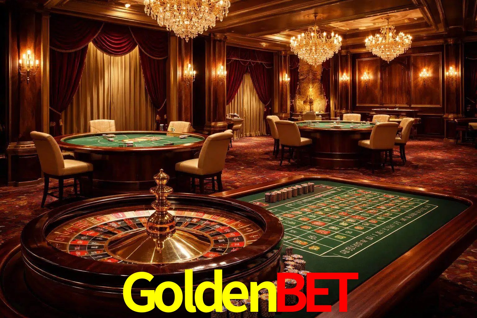 Una escena premium de mesa de casino en vivo con cartas, elementos de ruleta y un ambiente pulido de estudio de transmisión.